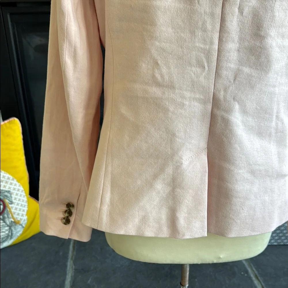 Banana Republic Pink Tailored Blazer with Notched Lapels - Picture 9 of 13